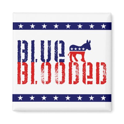 blue blooded democrat. magnets by asyrum
