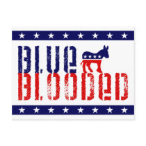 blue blooded democrat. postcards