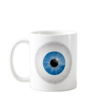 Blue Bloodshot Eyeballs Mug