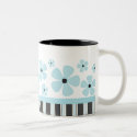 Blue Bloom mugs by trennea Blue Bloom mugs