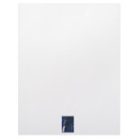 Blue Blues Guitar player painting acrylic Letterhead Design