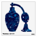 Blue Bokeh Lights with Sparkles Wall Decal