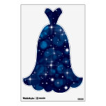 Blue Bokeh Lights with Sparkles Wall Stickers