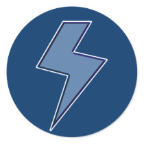 Blue Bolt stickers
