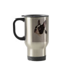 Blue Boston Terrier Dog Stainless Steel Mug