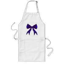 Blue Bow Apron by AuntBetsy Blue Bow Apron