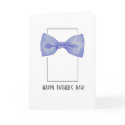 Blue Bow Tie Father's Day cards by floatinglemons Blue Bow Tie Father's Day cards