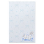 Blue Bows &amp; Rocking Horse Stationery
