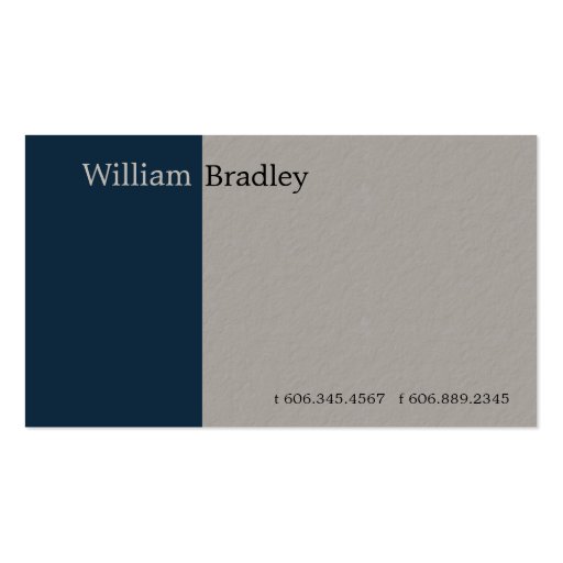 Blue Box IIa Business Card Templates (front side)