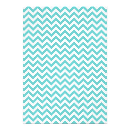 Blue Boy Moustache Chevron Baby Shower Card