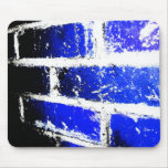 Blue Brick Mouse Pad
