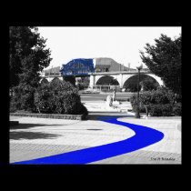 Blue Brick Path posters