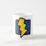 Blue Bricks Lightning Bolt Coffee Mug