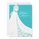 Blue Bridal Shower Invitation invitation