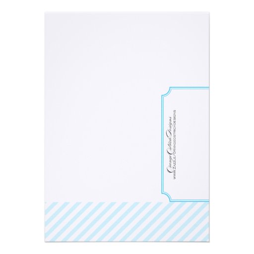 Blue Bridal Shower Invitation - Tea