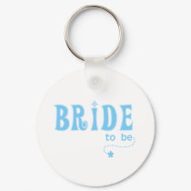 Blue Bride to Be keychains