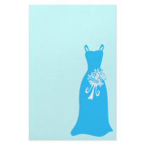 Blue Bridesmaid Bridal Stationery by OccasionsByMadeleine Blue Bridesmaid Bridal Stationery
