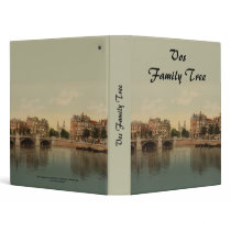 Blue Bridge and the Amstel River, Amsterdam Vinyl Binder