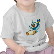 Blue Bruce sliding across ice Shirt