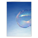 Blue Bubble Card