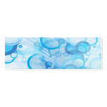 blue bubble waves business cards