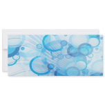 blue bubble waves personalized invites