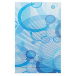 blue bubble waves customized stationery