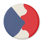Blue Bubblegum League Refrigerator Magnet