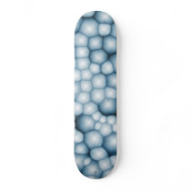Blue Bubbles Skate Board Deck