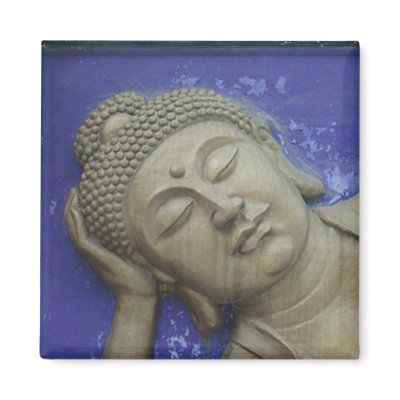 Blue Buddha Fridge Magnet by jereeb