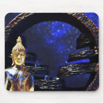 Blue Buddha mousepads