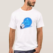 Blue Bulb t-shirts by Brockton Blue Bulb t-shirts