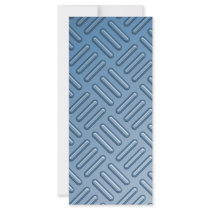 Blue Bumped Metal Textured Rack Card Design
