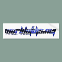 Blue Bumper Sticker bumper stickers
