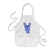 Blue Bunny Apron aprons