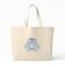 blue bunny bags by BambisDesigns blue bunny bags