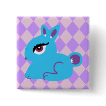 Blue Bunny buttons