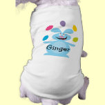 Blue Bunny Dog t-shirt pet clothing