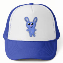 Blue Bunny Hat hats