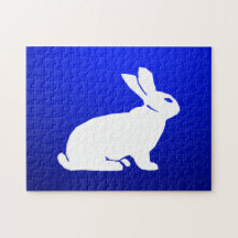 Blue Bunny Jigsaw Puzzle