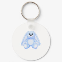 blue bunny keychains by BambisDesigns blue bunny keychains
