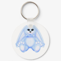 blue bunny keychains by BambisDesigns blue bunny keychains