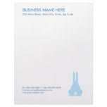 Blue Bunny Letterhead Design