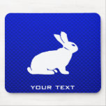Blue Bunny Mouse Pad