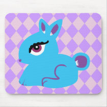Blue Bunny mousepads