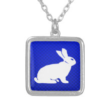 Blue Bunny Necklace