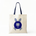 Blue Bunny Pom Pom Pal Bag