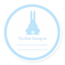 Blue Bunny Stickers