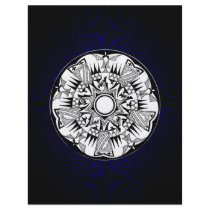 'Blue Burst' Custom Flyer