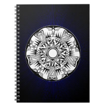 'Blue Burst' Spiral Notebooks